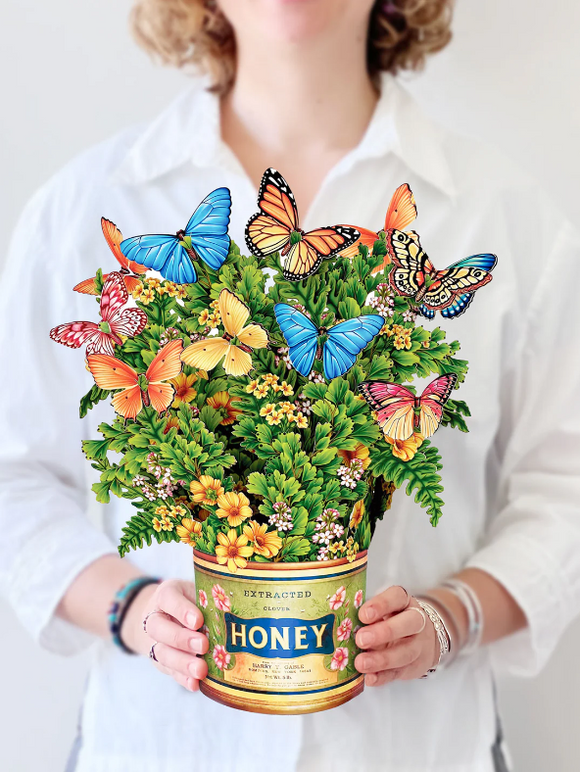 Butterflies & Buttercups Paper Bouquet - by Freshcut Paper