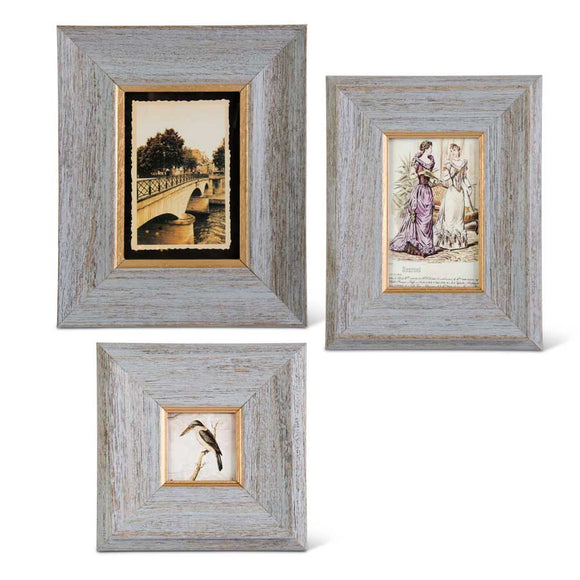 Slate Gray Photo Frames - 3 Styles & Sizes Available