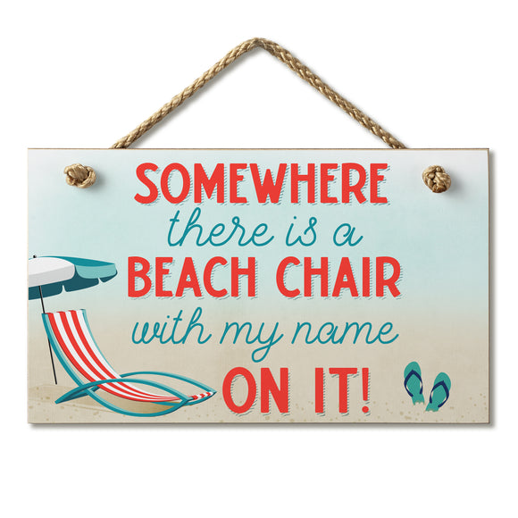 Hanging Sign - Beach Chair