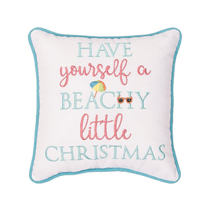 Beachy Little Christmas Pillow