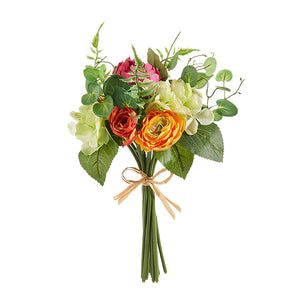 Mixed Greenery and Floral Bouquet 17"
