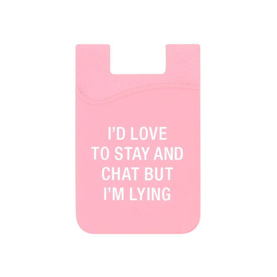 Stay And Chat Phone Pocket