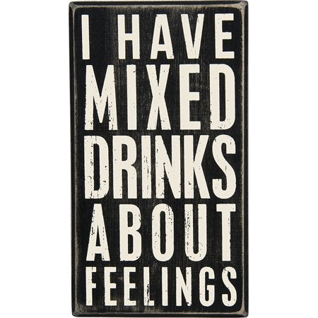 Box Sign - Mixed Drinks