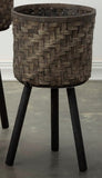 Bamboo Basket on Stand - 3 Sizes Available