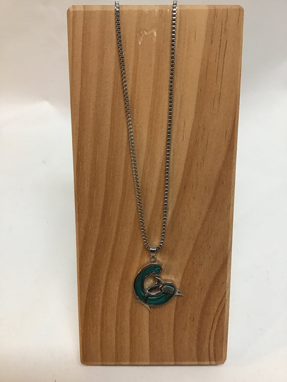 Wave of Hope Pendant on Box Chain