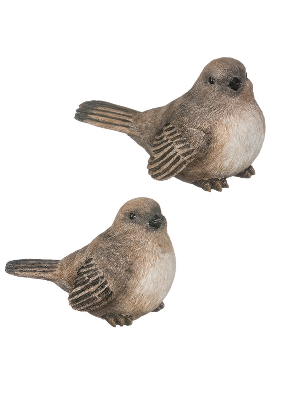 Dark Brown Bird Figurine - 2 Styles Available