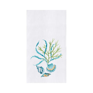 Seaweed & Shells - Flour Sack Kitchen Towel