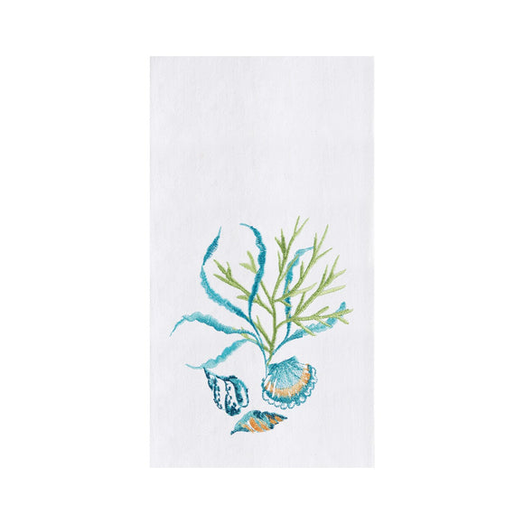 Seaweed & Shells - Flour Sack Kitchen Towel