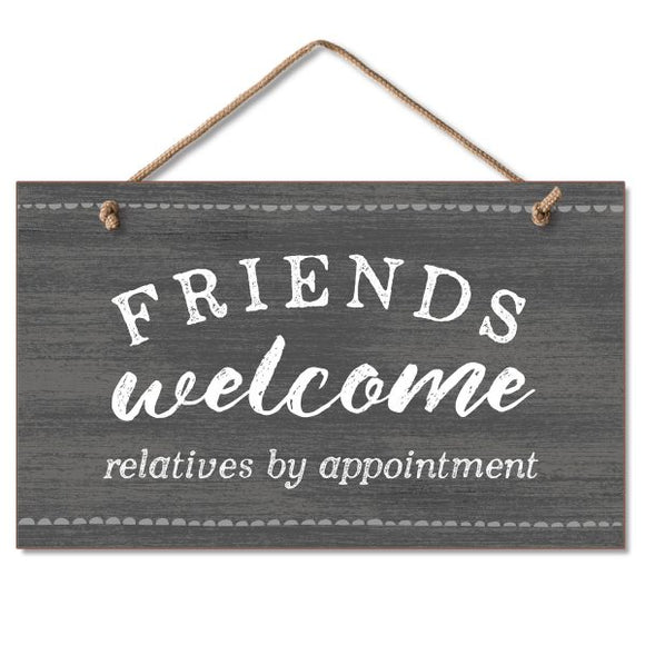 Hanging Sign - Welcome Friends