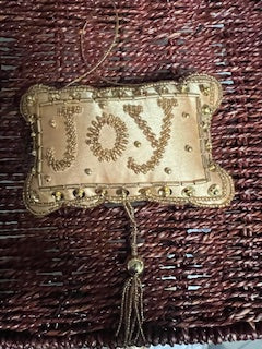 Beaded Pillow Ornament - 4 Styles Available