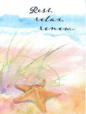 Card - LT/Get Well - Rest, Relax, Renew...