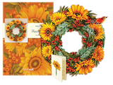 Harvest Paper Wreath - by Freshcut Paper