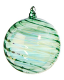 5" Green Blown Glass Ornament - 2 Styles Available