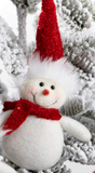 Crate Snowman Plush Ornament - 2 Assorted