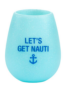 Let's Get Nauti Silicone Wine Cup