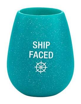 Ship Faced Silicone Wine Cup
