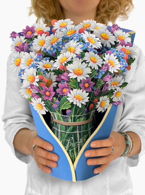 Field of Daisies Bouquet - by Freshcut Paper