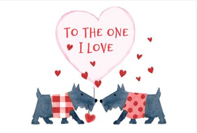 Card - Pictura/Valentine's Day - One I Love Scottish Terriers