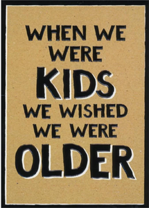 Card - AP/Birthday - When we were kids...