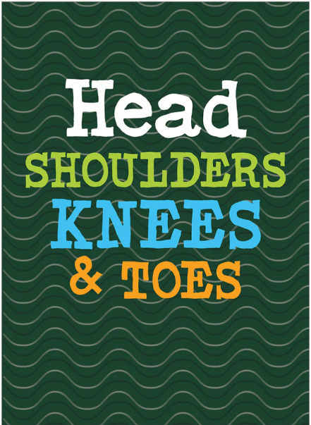 Card - AP/Birthday - Head Shoulders Knees and Toes