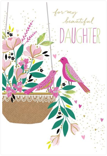 Card - Pictura/Mother's Day - Daughter Plant & Birds