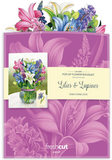 *NEW Lillies & Lupines Paper Bouquet - by Freshcut Paper