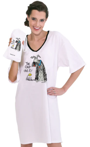 The Cat Did It - Nightshirt in a Bag