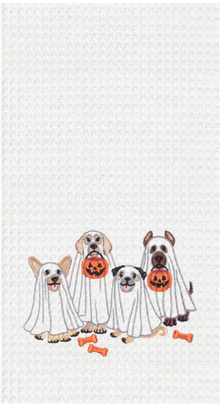Ghost Dogs - Waffle Kitchen Towel