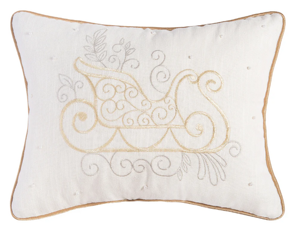 Champagne Sleigh Pillow