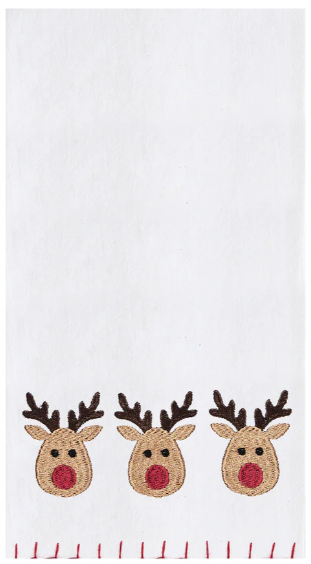 Reindeer Games - Flour Sack Kitchen Towel