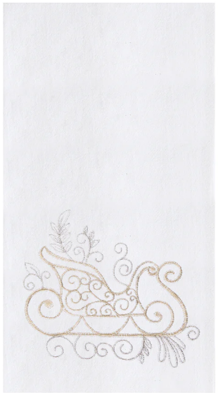 Champagne Sleigh - Flour Sack Kitchen Towel