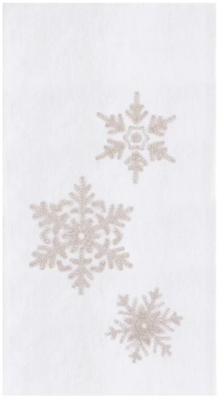Snowflake - Flour Sack Kitchen Towel