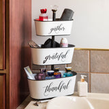 Text Three Tiered Planter