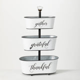Text Three Tiered Planter