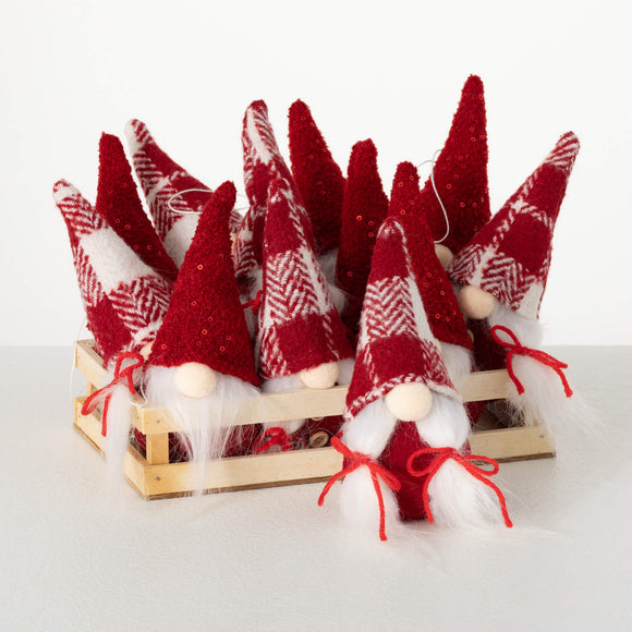 Crate Gnome Ornament - 2 Styles Available