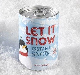 Let It Snow - Decorative Instant Snow in a Can