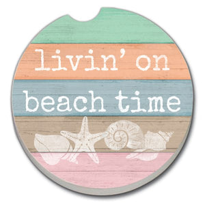 Car Coaster - Livin' On Beach Time