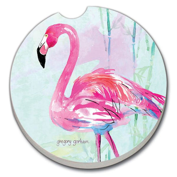 Car Coaster - Flamingo Flair