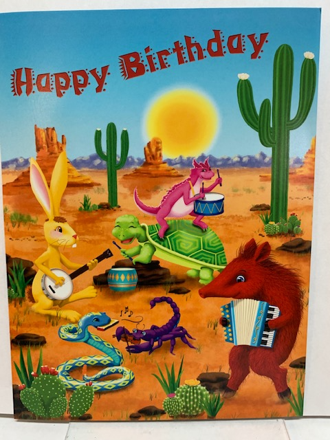Card - LT/Kid's Birthday Card: Southwest Critters