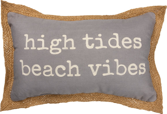 High Tides Beach Vibes Pillow