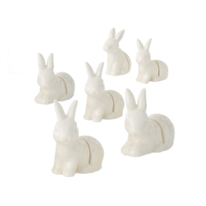 Bunny Placecard Holder S/6