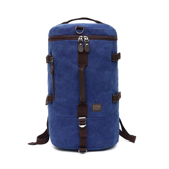 Man Stuff Wanderer Weekend Duffle Bag - Dark Blue