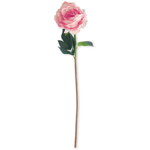 Pink Real Touch Peony Stem 20"