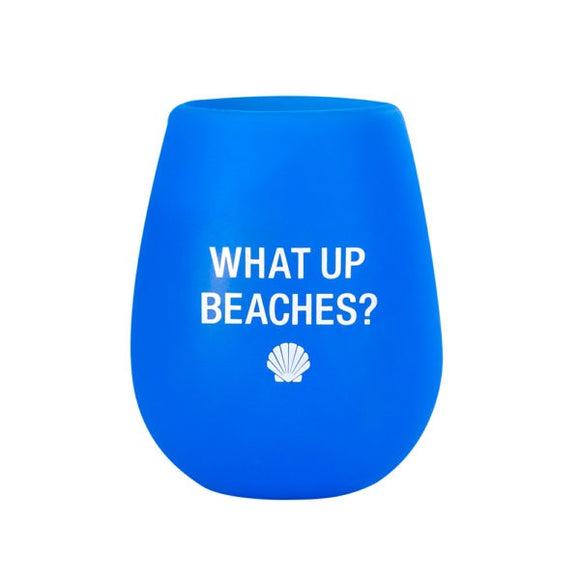 What Up? Silicone Wine Cup
