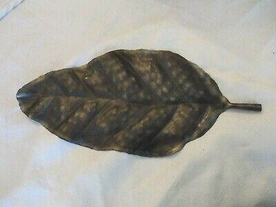 Wrought Iron Leaf Candle Tray - by Vance Kitira