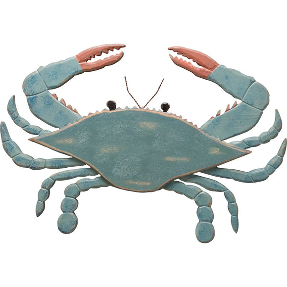Wall Decor - Wooden Blue Crab