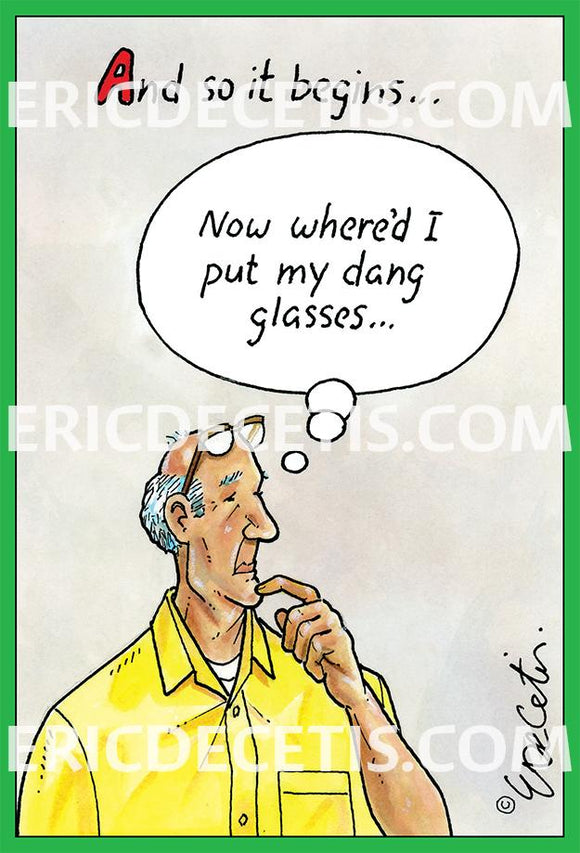 Card - ED/Birthday: Dang Glasses