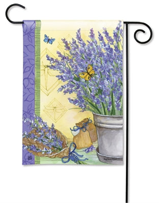 Lavender Garden Flag