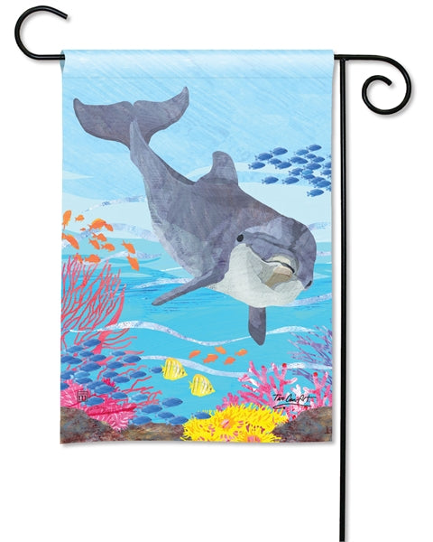 Dolphin Garden Flag