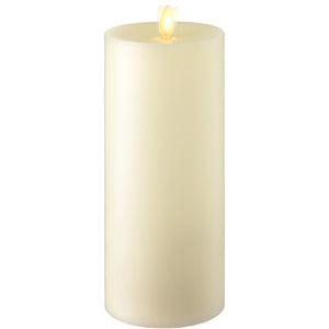 3.5"x9" Moving Flame Flat Top Pillar Candle